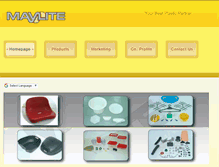 Tablet Screenshot of maylite.com